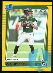 2021 Panini Donruss Press Proof Yellow #252 Zach Wilson